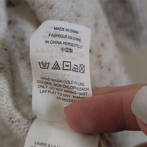 Madewell Donegal Kent Cardigan Sweater sz XS Open Front Pockets Wool - Picture 10 of 11